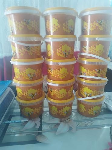 Мёд: Натуральный пчелиный мёд в пластиковых вёдрах с герметичными крышками — 5