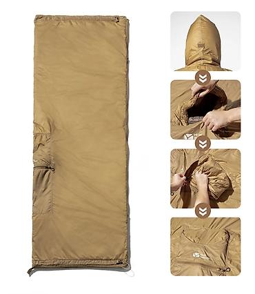 Другое для спорта и отдыха: Mobi Garden – трансформирующийся спальный мешок-куртка. Он сочетает в — 7