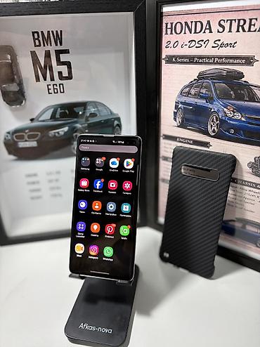 с 10: Samsung Galaxy S10 Plus, Б/у, 128 ГБ, цвет - Голубой, 1 SIM, 2 SIM — 8