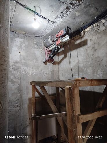 Beton işləri: Beton kəsmə beton deşmə xidməti Karot - HILTI DD 200 / 350 ilə 25 ° — 24