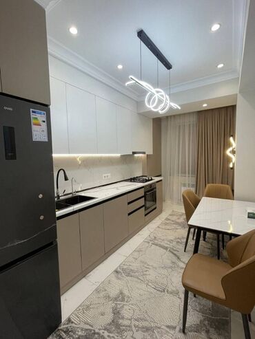 дом ауца: 2 бөлмө, 54 кв. м, Элитка, 2 кабат, Евроремонт