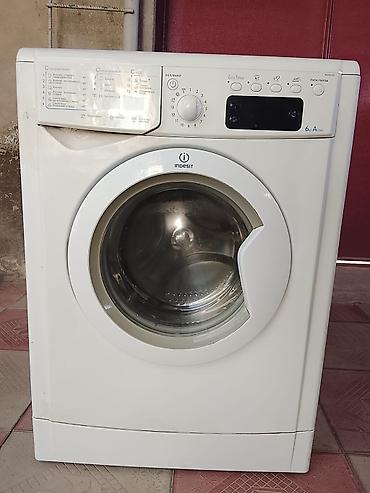 işlənmiş soyuducu ucuz: Paltaryuyan maşın Indesit, 6 kq, İşlənmiş, Avtomat, Qurutmasız, Kredit yoxdur, Ünvandan götürmə — 3