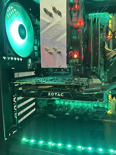 Настольные ПК и рабочие станции: Компьютер, ядер - 6, ОЗУ 16 ГБ, Для несложных задач, Б/у, Intel Core i5, NVIDIA GeForce GTX 1070, HDD + SSD — 9