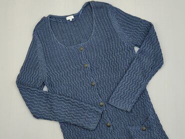 Bluza, S (EU 36), wzór - Jednolity kolor, kolor - Niebieski