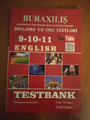 İngilis Dili Dinləmə və Oxu testləri TestBankı 9-10-11 ci siniflər