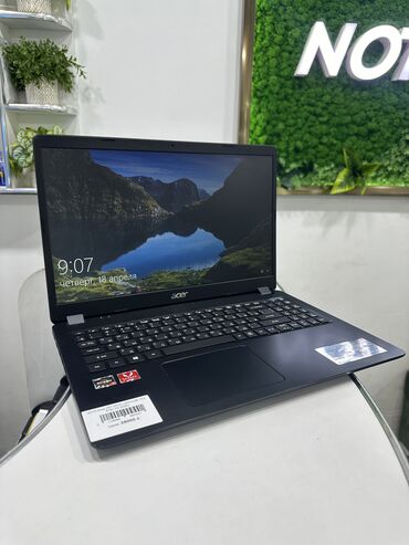 notnik: Ноутбук, Acer, 8 ГБ ОЗУ, AMD Ryzen 7, 15.6 ", Б/у, Для работы, учебы, память SSD