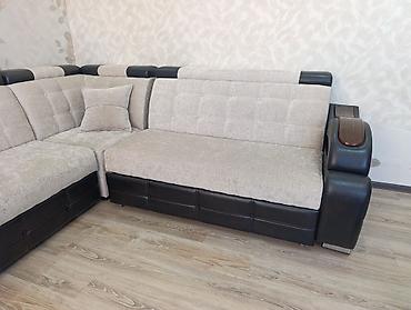 Мебель: Угловой диван, C подушками — 7