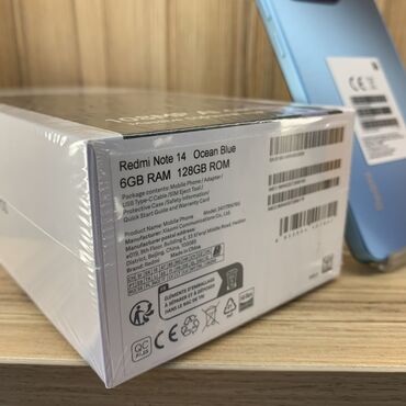 Redmi: Redmi, Redmi Note 14, Новый, 128 ГБ, цвет - Голубой, В рассрочку, 1 SIM, 2 SIM — 9