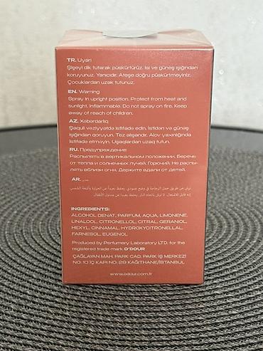 parfumeriya firmalari: O’Dour Perfumes – Fresh Peony (Eau de Parfum, Woman) Mağazalarda — 4