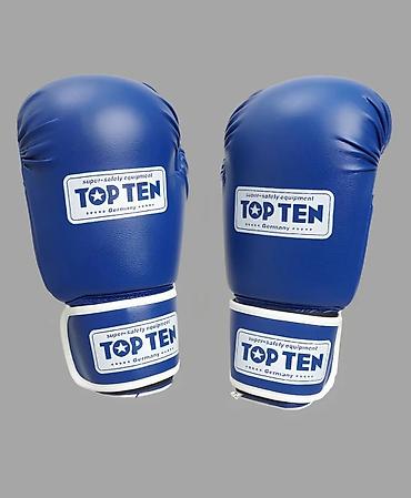 Перчатки: Боксерские перчатки TOP TEN (синие) - Бренд: TOP TEN (Germany) - — 1