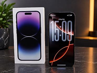 usb iphone: IPhone 14 Pro, 128 GB, Deep Purple, Face ID — 1