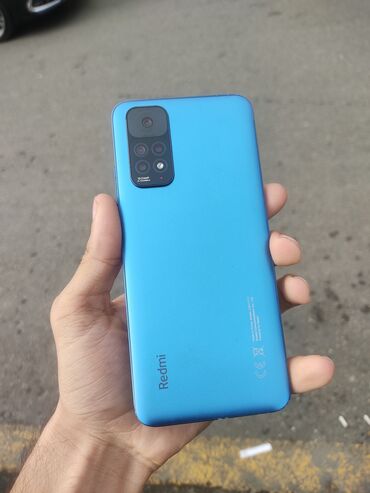 işlemiş telefonlar: Xiaomi Redmi Note 11, 64 GB, rəng - Mavi