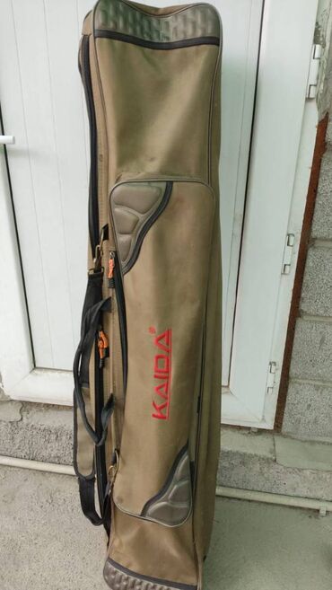 сумка для удочек: Сумка для удочек КAIDA трехсекционная, длина 130 см. Три больших