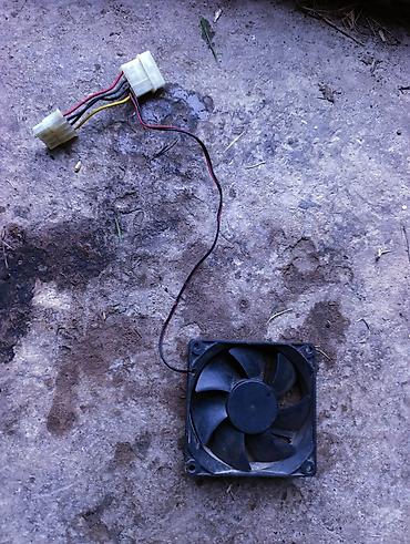 3060 pc: PC korpus ventilyatoru + Molex adapter - Ölçü: təxmini 80 mm kvadrat — 1