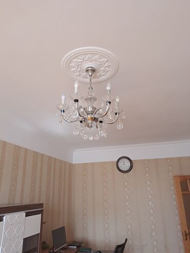 lüstür: Çılçıraq, 6 lampa, Xrustal