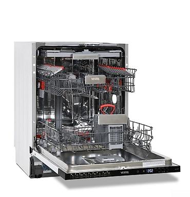 ses sisdemi: Quraşdırılan qabyuyan maşın Vestel DF595B.EODWBIQ4 Tam Ankastre - — 2