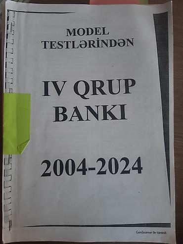 kimya kitablari: KİMYA Model Testlərindən IV Qrup Bankı (2004–2024) Çətinləşmiş testlər — 1