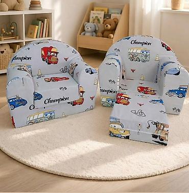 plisane fotelje za decu: 🌈BAMBI foteljica 🪑Dimenzije:55×45 cm ✨ Sedeći deo: 30×30 cm 🛏️ — 3