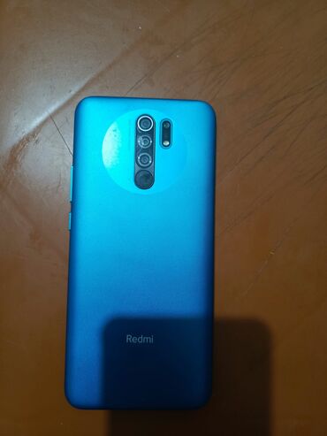 tek sexsiyyet vesiqesi ile kredit telefon: Xiaomi Redmi 9, 32 GB, rəng - Göy, 
 Barmaq izi