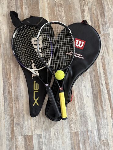 настольная игра монополия: Теннисная ракетка Wilson две ракетки за 5500 Чехол и мячик в
