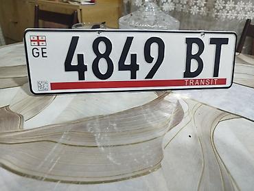 tort tranzit: Razilaşma var Gürcüstan “TRANSIT” nömrə nişanı – 4849 BT - — 1