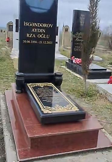 Başqa xidmətlər: Qara və ağ mərmər/granitdən qəbirüstü abidələrin hazırlanması xidməti — 1