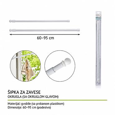 KMT Okrugla šipka za peškire (okrugla glava) 3280364 Praktična