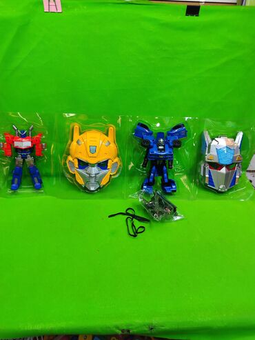 Игрушки: Трансформеры Оптимус Прайм с масками игрушки в комплекте🌟 — 3