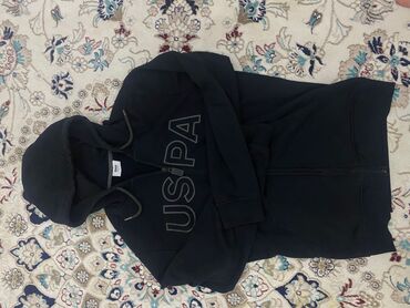 зип худи с принтом купить: Эркектердин толстовкасы, L, Us Polo Assn, Жаңы, түсү - Кара, Акылуу жеткирүү, Акысыз жеткирүү, Өзү алып кетүү