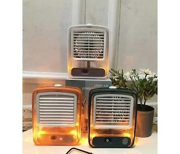 Mini klime: Mini KLIMA ventilator prenosiva USB sa baterijom stona lampa NOVO! — 6