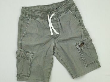 spodenki krótkie jeans: Krótkie spodenki, H&M, 11 lat, 140/146, stan - Dobry