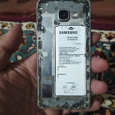 nokia e73 mode: Samsung Galaxy A3 2016, 16 GB, rəng - Gümüşü, Qırıq — 2