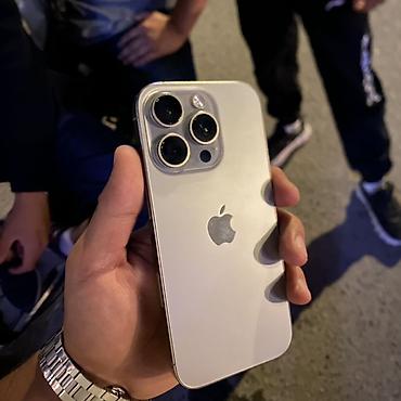 IPhone 16 Pro титановый корпус, цвет – светло‑серый (Natural