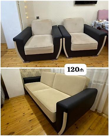 99Divan-kreslo dəsti satılır. Dəstə 1 ədəd divan və 2 ədəd kreslo