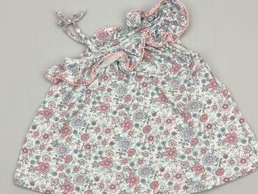 biala dzianinowa sukienka: Dress, 4-5 years, 104-110 cm, condition - Good