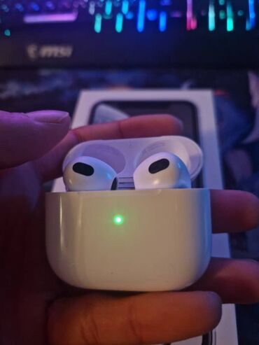 купить правый наушник airpods 3: AirPods 3 ОРИГИНАЛ - Цвет: белый - Форм-фактор