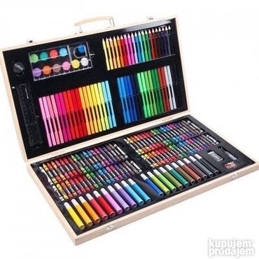 Ostale dečije stvari: Kreativni set Drvene, Vodene,Flomasteri, Voštane 180 KOM Kreativni — 10