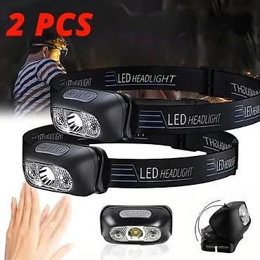 Lov i ribolov: USB punjive čeone lampe sa senzorom pokreta MACROCOSM T-B3. CENA JE ZA — 8