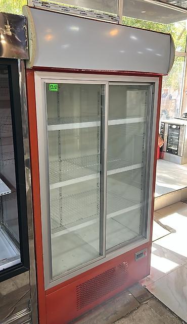 İki qapılı vitrin tipli soyuducu - Mağaza, market, kafe və