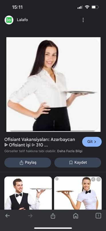 ofisiant azərbaycan dilində: Ofisiant. 1 ildən az təcrübə