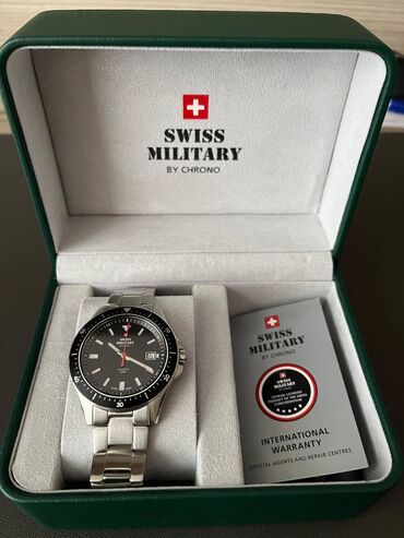 Наручные часы, Swiss, цвет - Серебристый