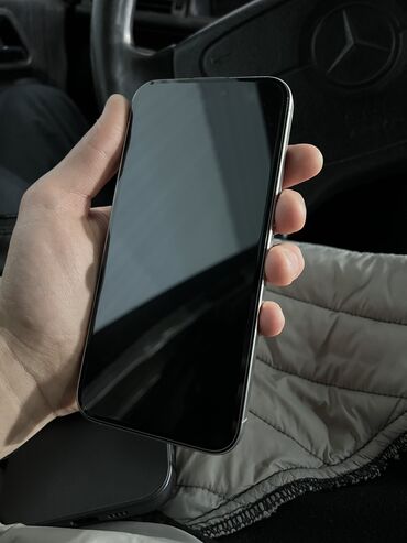 купить айфон 11 pro бу: IPhone 15 Pro Max, Колдонулган, 256 ГБ, Natural Titanium, Коргоочу айнек, Каптама, 90 %