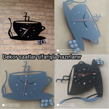 Ev saatları: Divar saatları, Mexaniki, Saniyə əqrəbi — 4