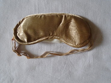 dzak za spavanje: Slatka zlatasta maska za spavanje sa umetkom za hlađenje, koji se može