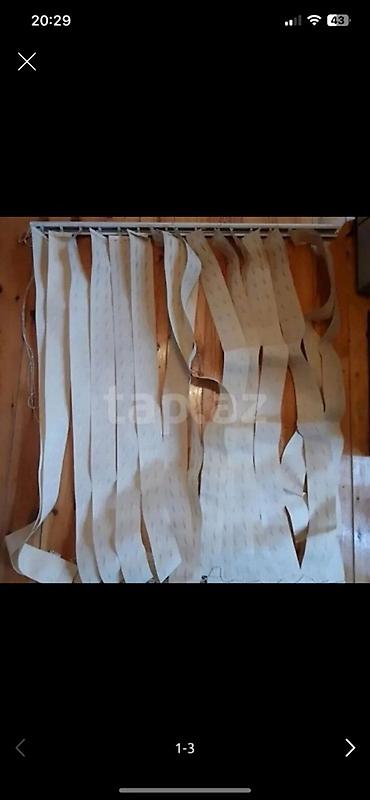 Şaquli jalüz pərdə dəsti - Tip: Şaquli jalüz (lamel pərdə) -