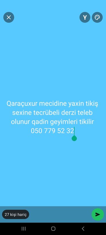 günlük online iş: Tikişçi tələb olunur, 1-2 illik təcrübə, 6/1, 10 günlük ödəniş