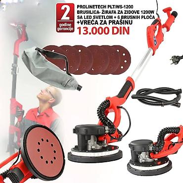 serpe akcija: Prolinetech PLT/WS-1200 brusilica “žirafa” za zidove, 1200 W - Snaga — 1
