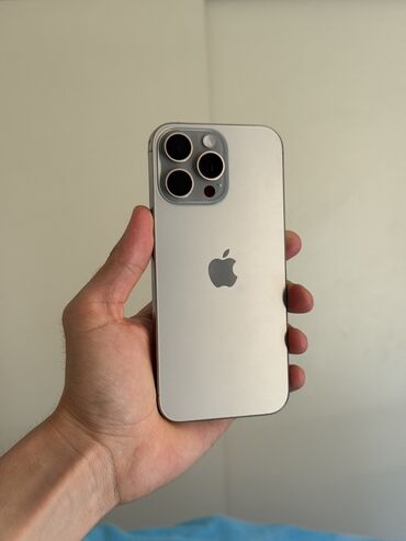 чехлы айфона: IPhone 16 Pro Max, Б/у, 256 ГБ, Natural Titanium, Коробка, 100 %