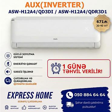 modern home: Kondisioner AUX, Yeni, 30-35 kv. m, Split sistem, Kredit yoxdur, Pulsuz quraşdırılma — 1