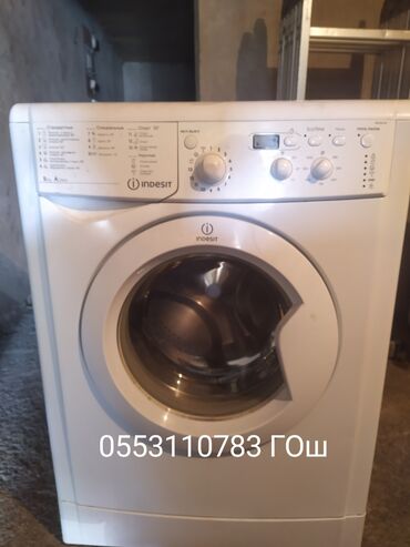 запчасти стиральный машины: Стиральная машина Indesit, Б/у, Автомат, До 5 кг, Компактная